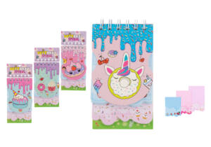 Mini Libreta Formas 80Hojas Pastel Unicornio 16.5x9cm