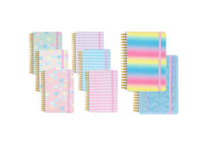 Libreta de Puntos 13x18cm 100H 80gr/m2 Acolchada Cierre Elástico