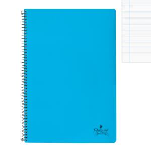 Cuaderno espiral Folio A4 80H 60g/m2 pauta 2.5 tapa normal
