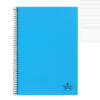 Cuaderno espiral Folio A4 80H 90g/m2 pauta 2.5 tapa forrada