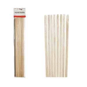 8 Palos Madera 30x0.5x0.5cm