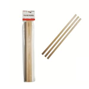 3 Palos Madera 30x0.9x0.9cm