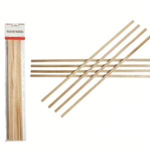 10 Palos Madera 30x0.6x0.2cm