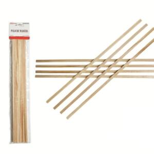8 Palos Madera 30x0.8x0.2cm