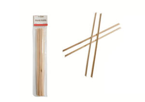 4 Palos Madera L 3x0.7x0.7cm