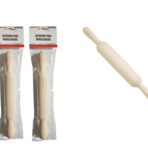 Rodillo Madera 19cm
