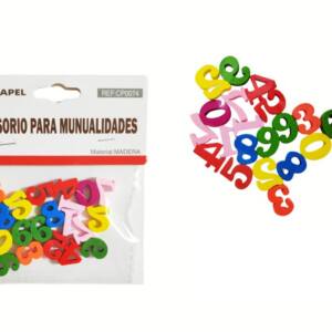 20 Números Madera 1.5cm