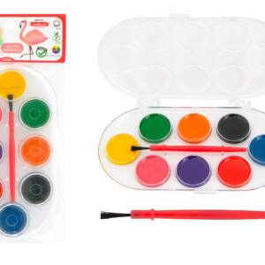 Acuarelas de colores con pincel 8U
