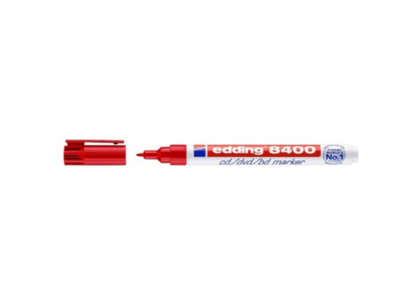 Edding 8400 CD/DVD N2 rojo