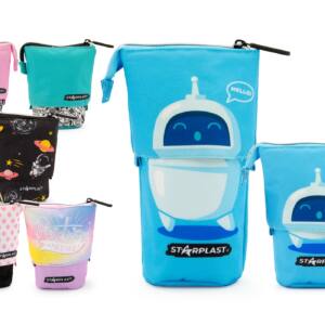 Estuche Telescópico Extensible 1 Cremallera Tela 6 Diseños