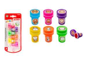 6 Sellos Infantiles Forma Animales Recompensa 3años