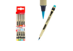 4 Rotuladores Punta Pincel GraphicLiner Colores Surtidos