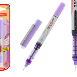 Bolígrafo W5 tinta líquida 0.5mm lila