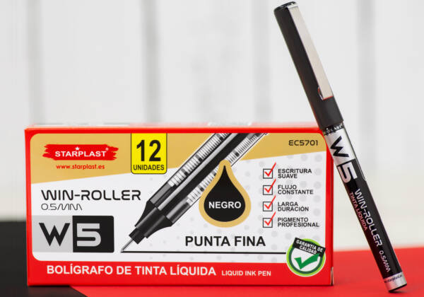 Bolígrafo W5 tinta líquida 0.5mm negro