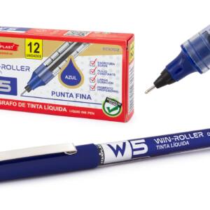 Bolígrafo W5 tinta líquida 0.5mm azul