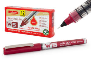 Bolígrafo W5 tinta líquida 0.5mm rojo