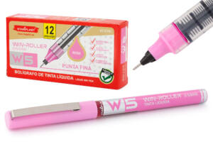 Bolígrafo W5 tinta líquida 0.5mm rosa