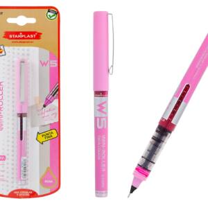 Bolígrafo W5 tinta líquida 0.5mm rosa