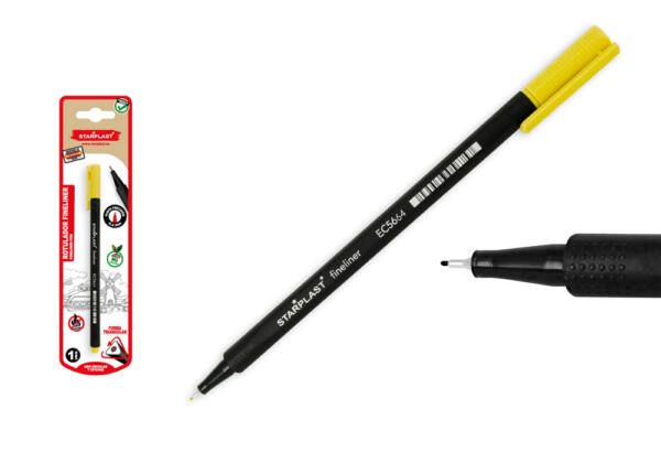 Rotulador Punta Fina 0.4mm Fineliner Amarillo