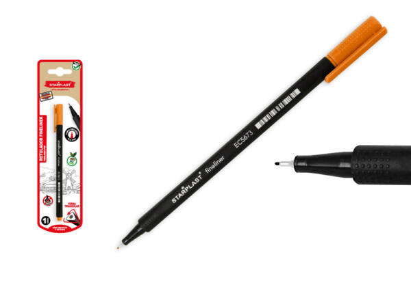 Rotulador Punta Fina 0.4mm Fineliner Naranja