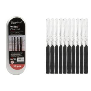 10 Carboncillos de sauce para dibujo