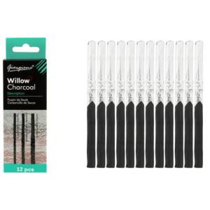 12 Carboncillos de sauce para dibujo