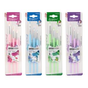 3 Pinceles artísticos Redondos Cuerpo Pastel