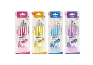 6 Pinceles Cuerpo Pastel