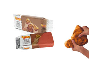 Pasta modelar 250GR terracota