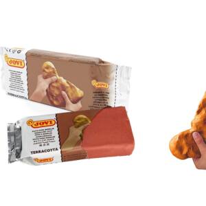 Pasta modelar 250GR terracota