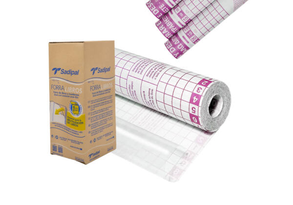 Forro Adhesivo Transparente Libros 0.33x1.5M