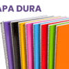 cuaderno tapa dura 8 colores