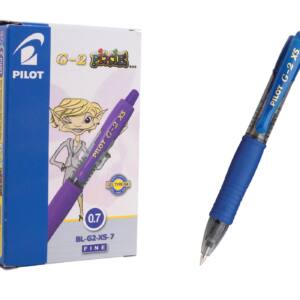 Mini Bolígrafo Pilot G2 Pixie Azul 0.7mm