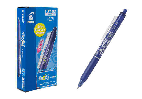 Bolígrafo borrable Pilot Frixion retráctil azul