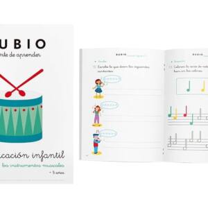 Cuaderno Rubio A5 Instrumentos Musicales n9 5-6años