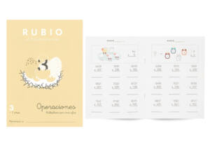 Cuaderno Rubio A5 Operaciones n3 7-8años Multiplicar 1 Cifra