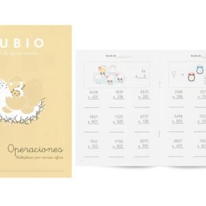 Cuaderno Rubio A5 Operaciones n3 Más 8años Multiplicar Varias Cifras