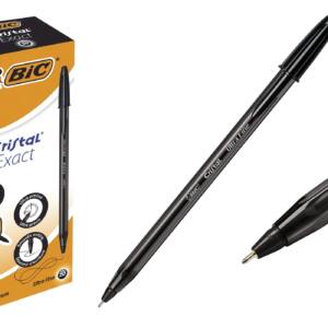 Bolígrafo Bic cristal exact 20U 0.7mm negro