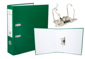 Archivador Folio Verde 2 Anillas Palanca y Compresor Lomo 6cm