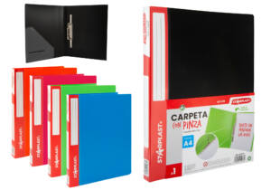 Carpeta con pinza A4