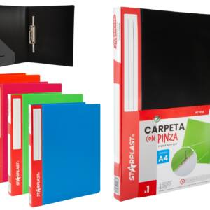 Carpeta con pinza A4