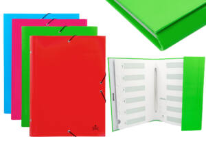 Carpeta clasificadora cartón 12 separadores con gomas