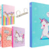Carpeta 2 anillas diseño unicornio