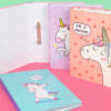 Carpeta 2 anillas diseño unicornio