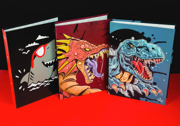 Carpeta 2 anillas diseño urbano