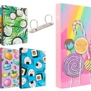 Carpeta A4 2 Anillas D Diseño Comida