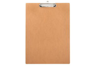 Portapapeles con clip A3 madera