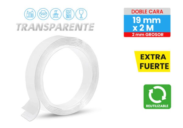 Cinta Doble Cara 19Mmx2M 2Mm - Imagen 2