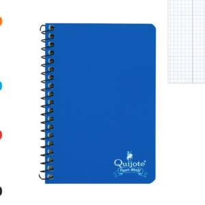 Libreta t/n 12º 85x125mm 80H 60g/m2 cuadros 4x4