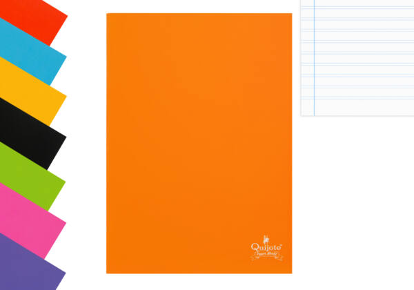 Cuaderno Grapado A5 48H 60gr/m2 Pauta 2.5mm Tapa Blanda